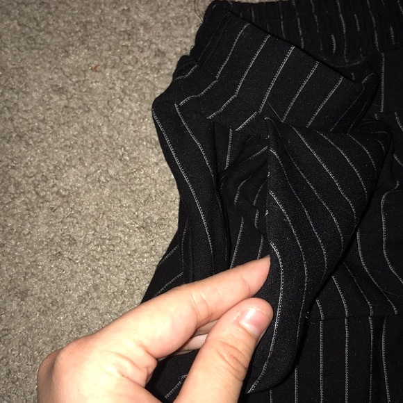 forever 21 black and white striped pants - Picture 3 of 4
